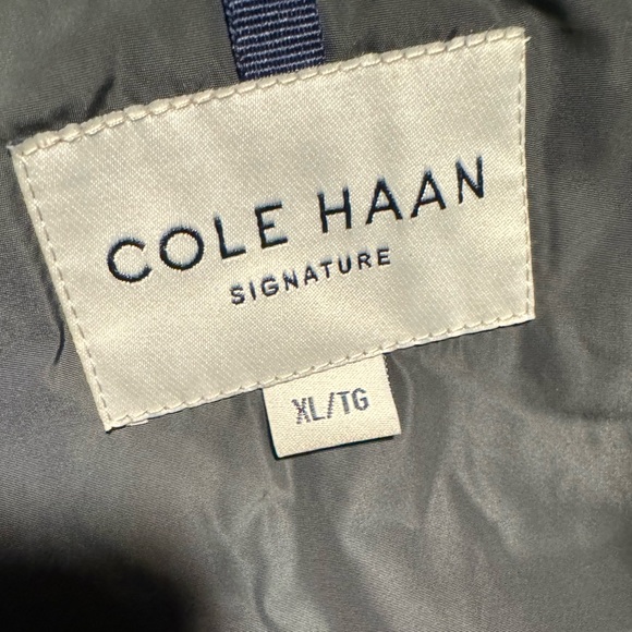 COLE HAAN Down Jacket Sz XL Graphite NWT - Picture 9 of 10